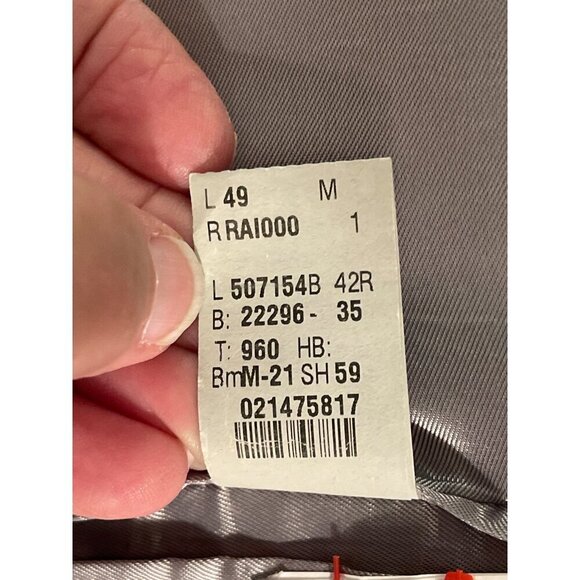 Peerless Couture Mens Black Blazer Jacket 42R Cashmere & Silk Blend Made In Cana - Picture 3 of 13